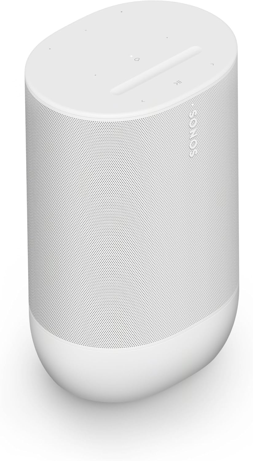 Sonos Move 2 – White – Wireless Portable Bluetooth Speaker