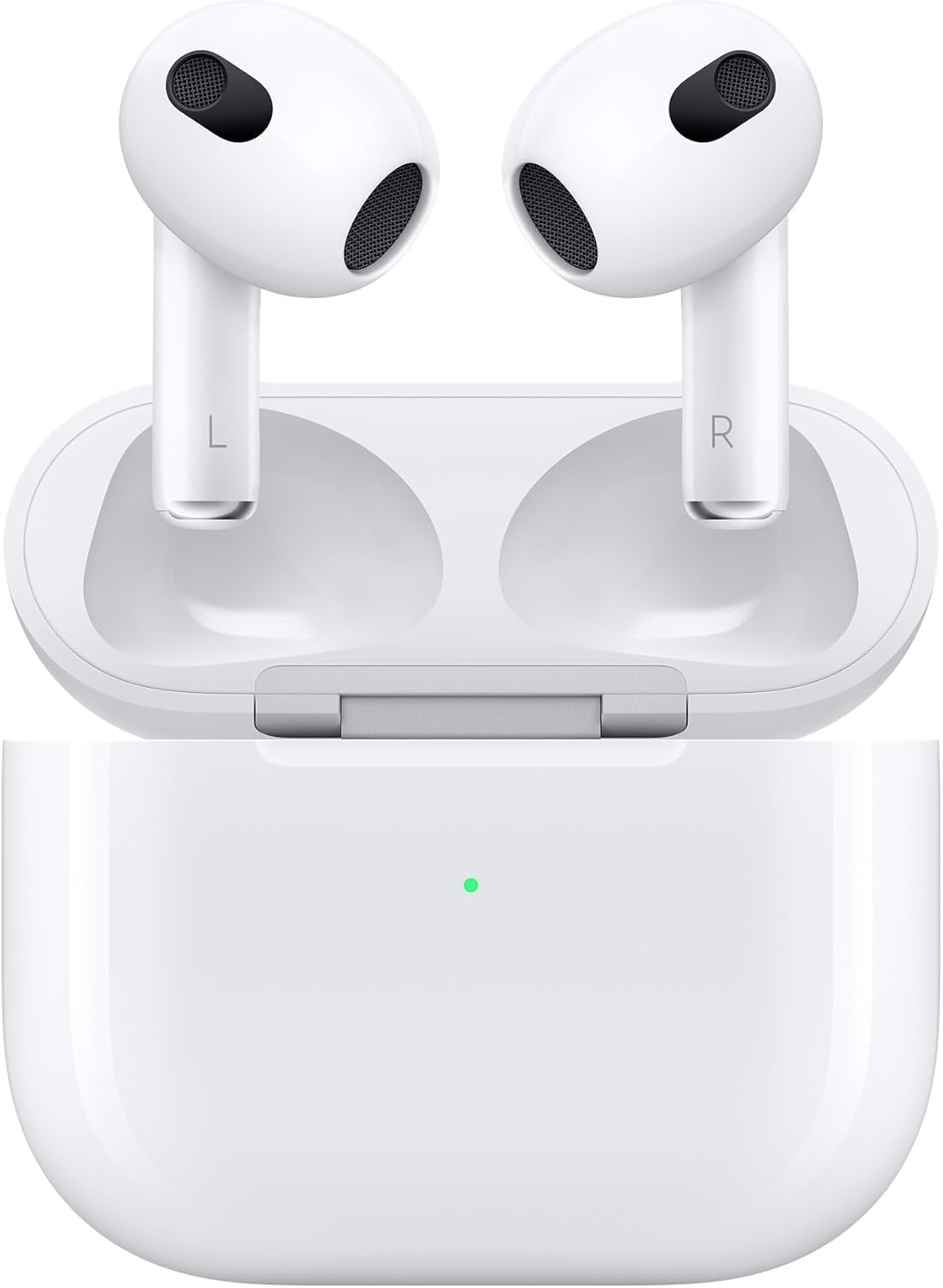 Apple AirPods (3rd Generation) EarPods with MagSafe Charging Case & Apple 1-Year Limited Warranty (Lightning Charging Case)