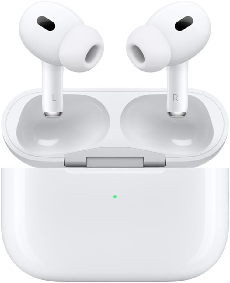 Apple AirPods Pro with Wireless MagSafe Charging Case (USB-C, 2nd Generation) with Apple 1 Year Limited Warranty