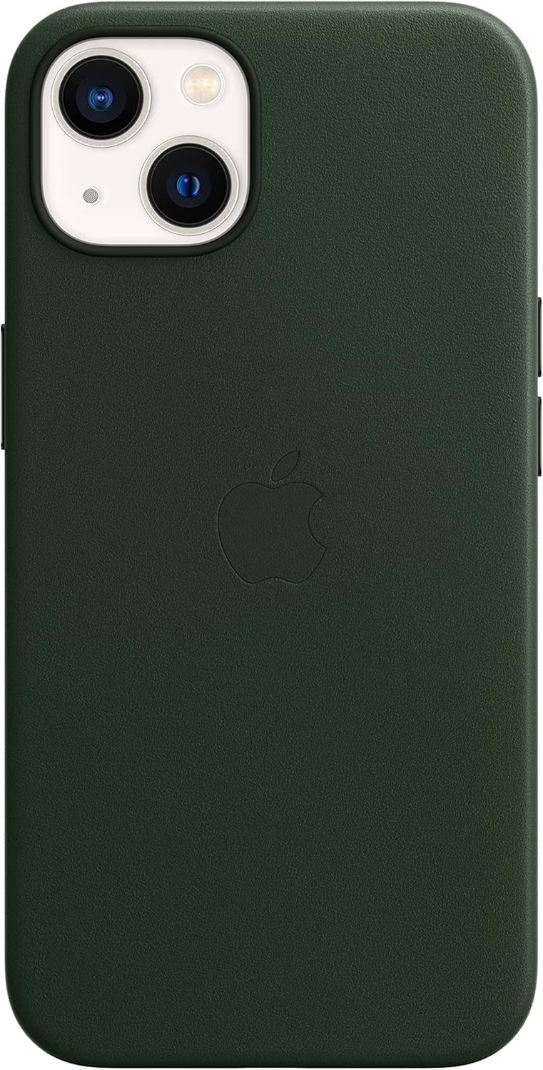 Apple iPhone 13 Leather Case with MagSafe – Sequoia Green