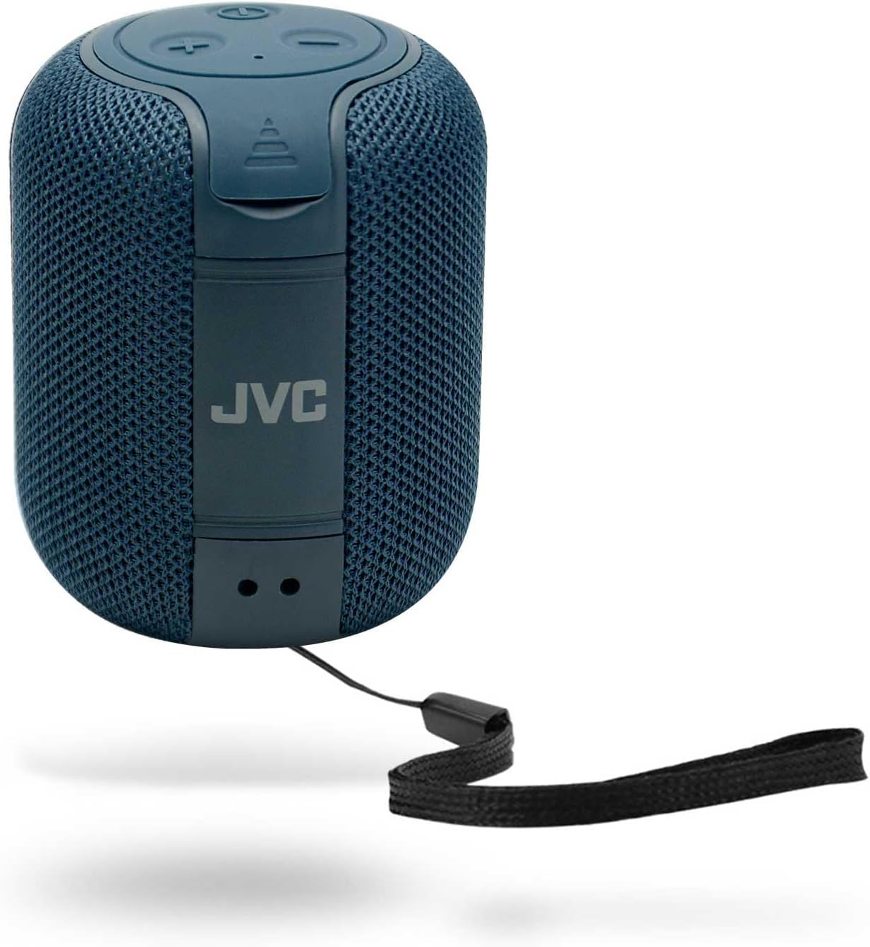 JVC Portable Gumy Wireless Speaker with Surround Sound, Bluetooth 5.3, Lightweight, TWS Capability, USB-C, up to 15-Hour Battery Life – SPSG1BTA (Blue)