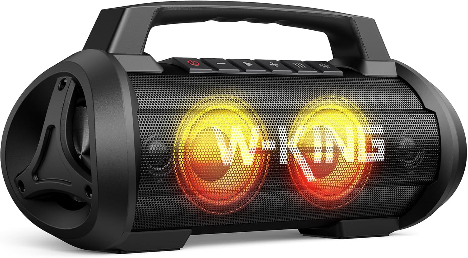 W-KING 120W Peak 70W Speakers Bluetooth Wireless, IPX6 Waterproof Bluetooth Speaker/Subwoofer/42H/DSP/EQ/Stereo Pair/RGB/Powerbank/MIC in/TF, Loud Outdoor Portable Speaker Large Boombox for Party/Pool