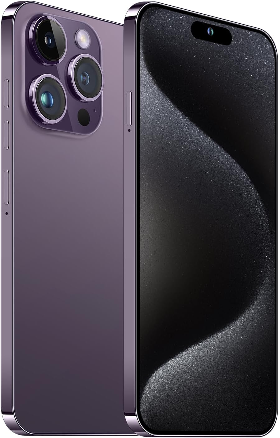 A15 PROMAX Smartphone, 6+256GB Unlocked Phone, Android 13.0, 48+108MP Zoom Camera, Long Battery Life 6800mAh, Dual SIM, 6.7“ HD Screen,5G Phone (Purple)