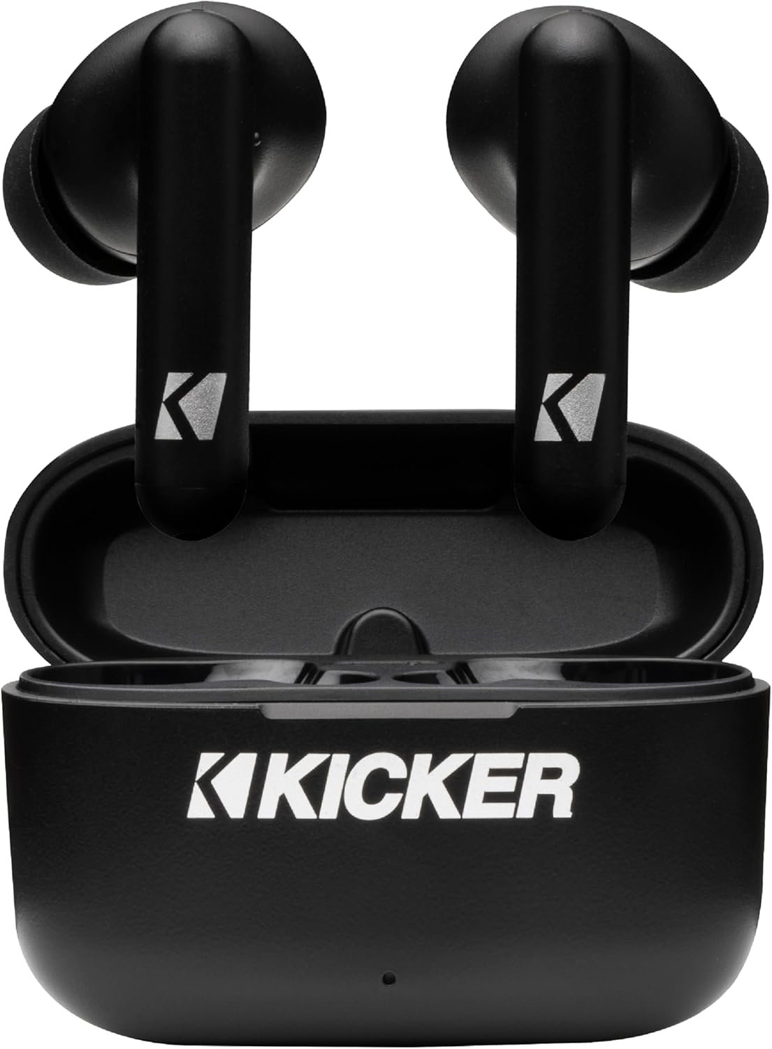 KICKER TWS2 True Wireless Earbuds, Bluetooth Earbuds with Microphone, Environmental Noise Cancelling, Wireless Earphones for Android and iOS, Fast Charging Case USB-C with 24 Hours of Playtime