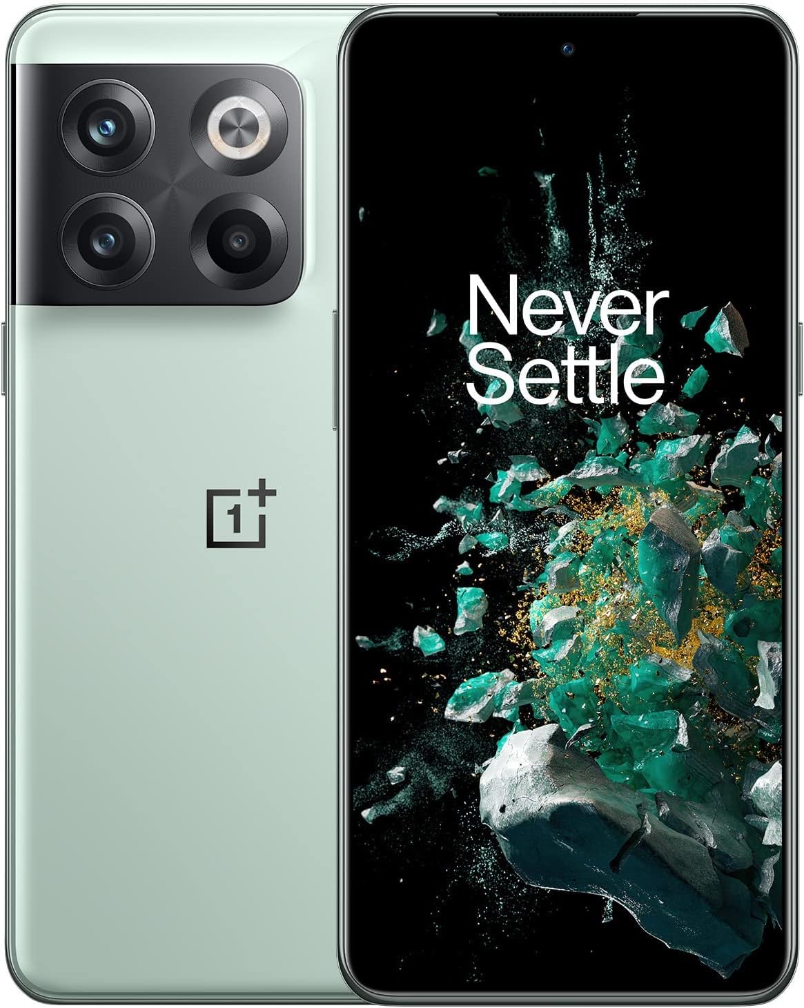 OnePlus 10T | Jade Green | 5G Unlocked Android Smartphone U.S Version | 8GB RAM+128GB Storage | 120Hz Fluid AMOLED Display | Triple Camera 50+8+2MP, 16MP | 125W SuperVOOC Charging (CPH2417)