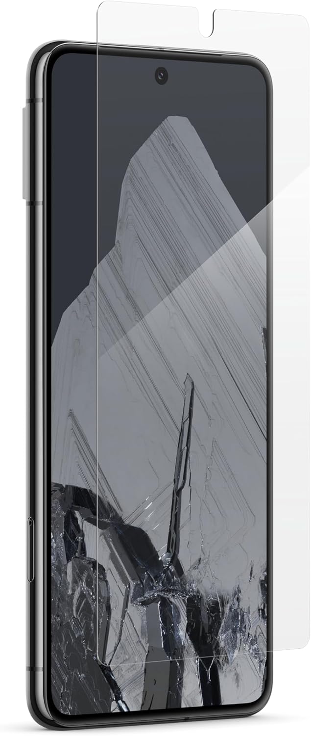 ZAGG InvisibleShield Glass Elite Google Pixel 8 Pro Screen Protector – 5X Stronger with Reinforced Edges, Scratch & Smudge-Resistant Surface, Easy to Install