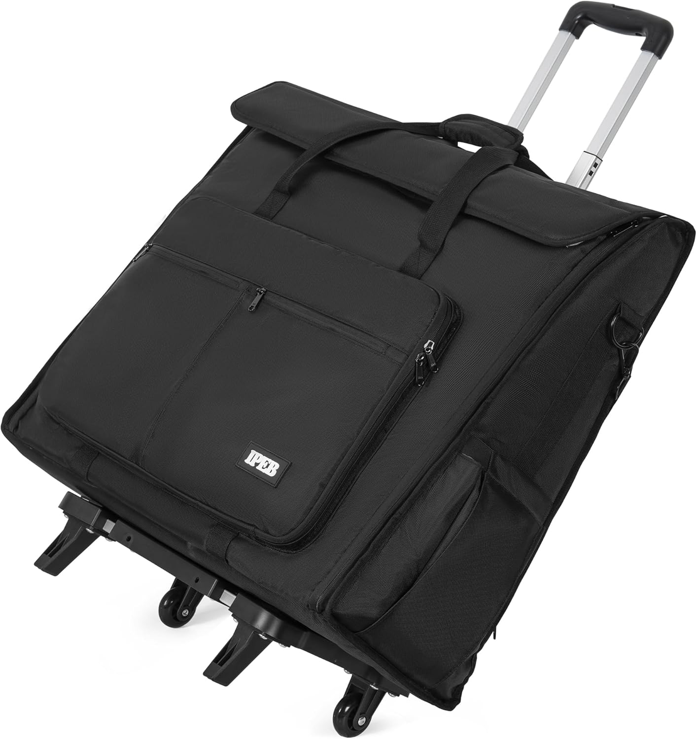 Rolling Travel Carrying Tote Bag with Wheels Compatible with Apple iMac Desktop Computer for 27 inch Monitor and Accessories