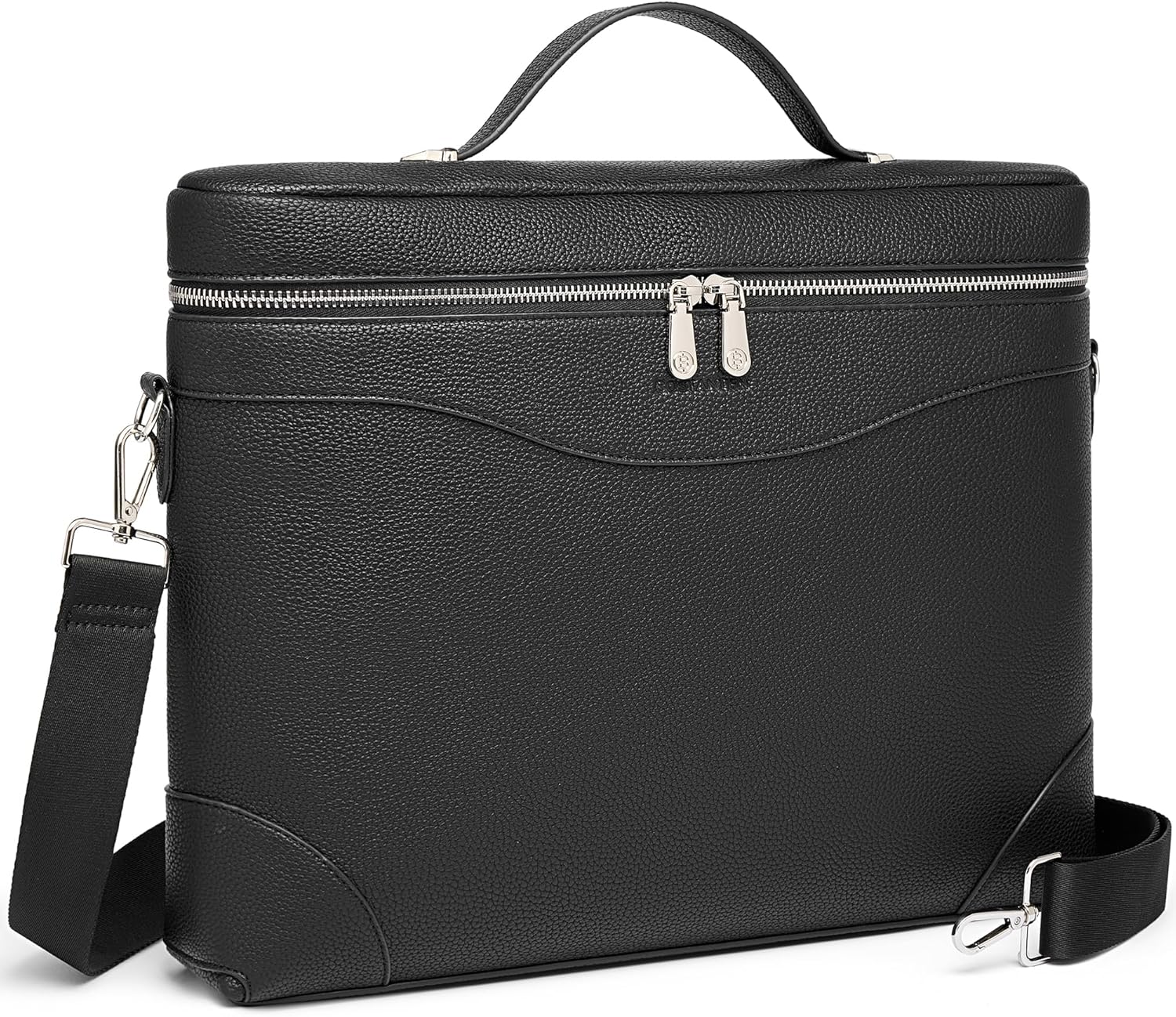 BOSTANTEN Laptop Bag for Women Work Tote Bag Leather Briefcase Messenger Bag for Bussiness Trip, Fit for MacBookPro 16 Inch