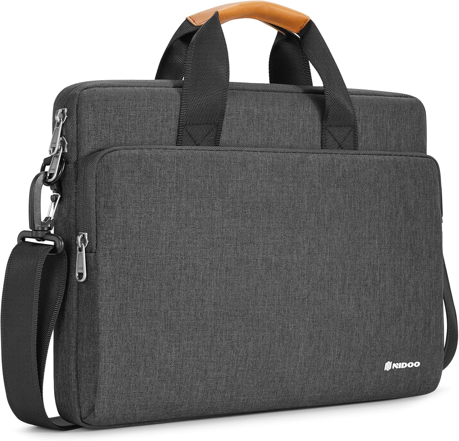 NIDOO Laptop Bag 13 inch Sleeve Case Compatible with 13″ 13.6″ MacBook Air M2 M3 / 14″ MacBook Pro M3, Computer Shoulder Messenger Bag Briefcase for 13.5″ Surface Laptop 5/14 inch Lenovo HP Asus Acer