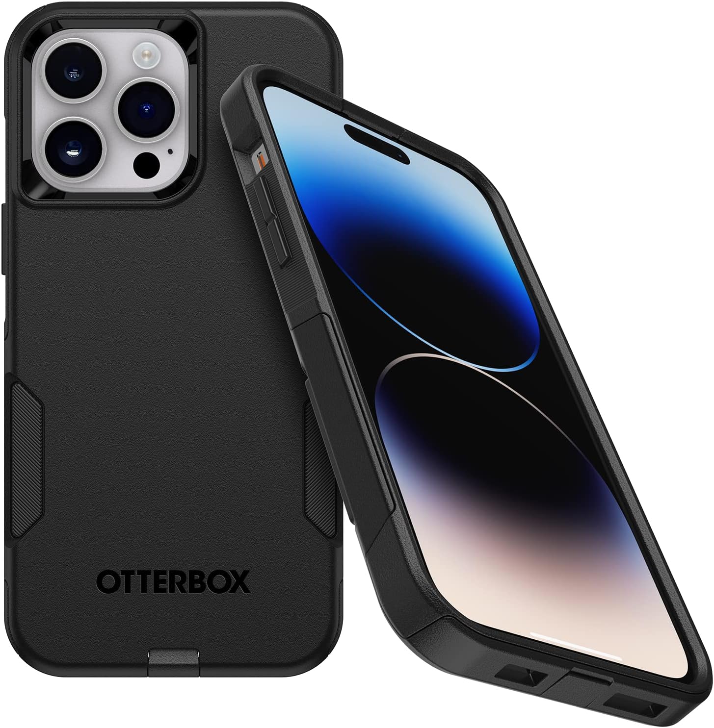 OtterBox iPhone 14 Pro (ONLY) Commuter Series Case – Black, Slim & Tough, Pocket-Friendly, with Port Protection