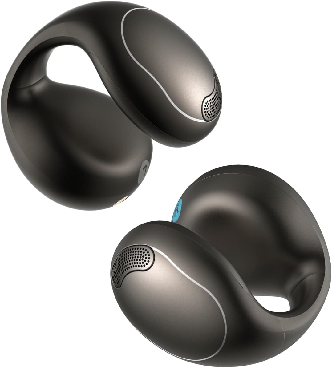 Soundcore C40i by Anker, Open-Ear Earbuds, Clip-On Headphones, Flexible Joint Design, Button Controls, Lightweight Comfort, Stable Fit with Attachable Ear Grips, Expansive Drivers for Clear Sound